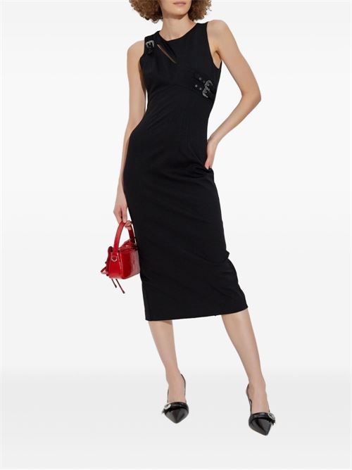 Abito donna lungo nero Versace jeans Couture | 79HAO908J0092899